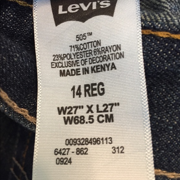 Boys 505 Levi’s Jeans - Picture 6 of 6